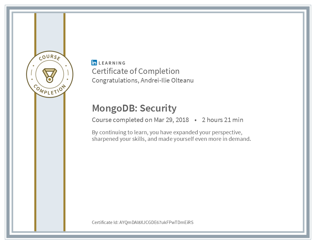 Certificate Mongodb Security image